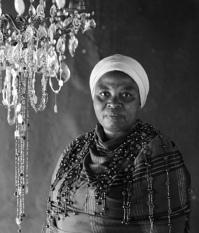 Zondlile Zondo, photographed by Zanale Muholi, whose exhibition “Somnyama Ngonyama, Hail the Dark Lioness” opens Sept. 14 at Spelman College Museum of Fine Art. Contributed by Zanele Muholi