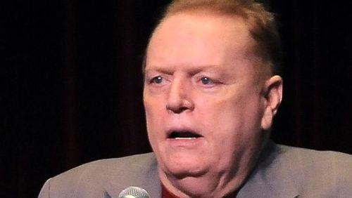 Larry Flynt, a tenacious and controversial entrepreneur who took several strip clubs and built them into Hustler, one of the world’s most successful sex-based brands, has died, according to multiple media outlets. He was 78. (AP Photo/Katy Winn, file)