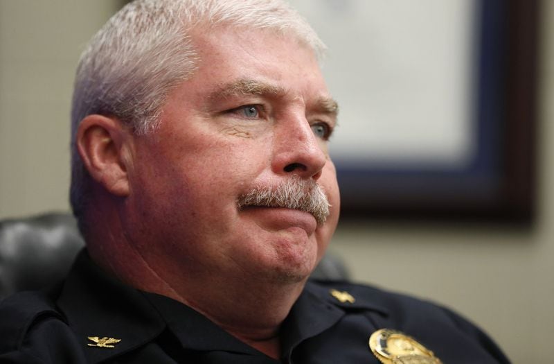 August 8, 2019, 2019 - Griffin - Griffin Police Chief Mike Yates (pictured) said in his conversations with convicted killer Eric Ferrell they talked about remorse. Bob Andres / robert.andres@ajc.com