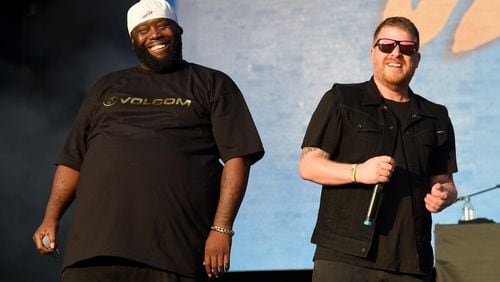 Killer Mike and El-P of Run The Jewels perform onstage during the Meadows Music And Arts Festival at Citi Field on Sept. 15, 2017 in New York City. (Photo by Nicholas Hunt/Getty Images)