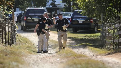 Three people were killed and one person was critically injured Thursday, Oct. 27, 2016 in a quadruple shooting in Henry County, police said. Five people have been arrested, two charged with murder, three charged with obstruction. JOHN SPINK /JSPINK@AJC.COM