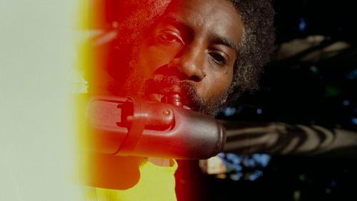 Andre 3000, one-half of Outkast, played ambient flute music at the Atlanta Jazz Festival on May 27, 2024. Photo: Dexter Navy