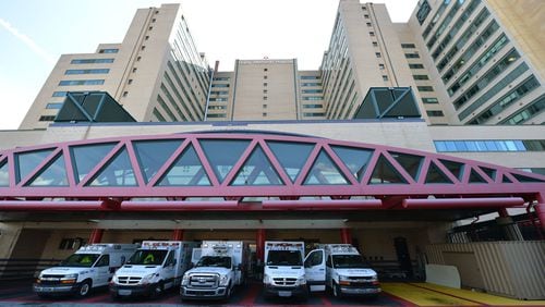Patients en route to Grady Memorial had to be redirected to other hospitals Saturday afternoon after a water pipe burst on the sixth floor.
