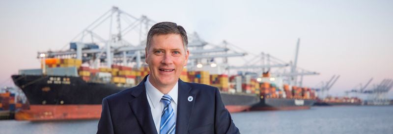 Griff Lynch, executive director of the Georgia Ports Authority, says there's a healthy flotilla of ships headed for Georgia now, but he still doesn't think trade will recover to 2019 levels.