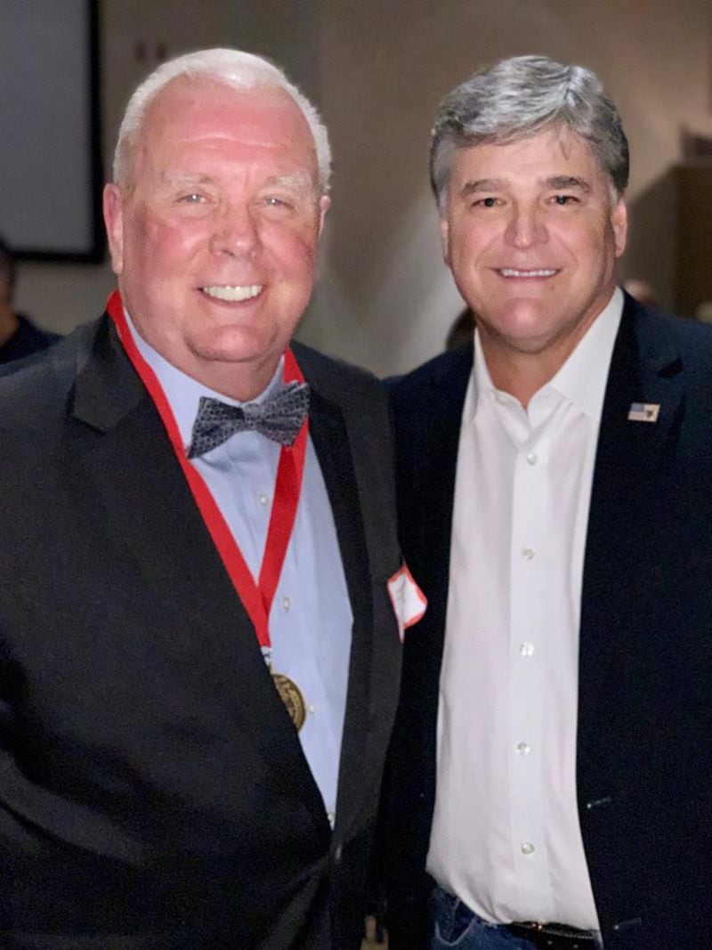 Sean Hannity with Steve Mitchell.