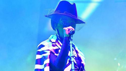 Ms. Lauryn Hill performs on the first night of the sold-out One Musicfest on Saturday, Oct. 8, 2022, at Central Park in downtown Atlanta. (Photo courtesy of One Musicfest)
