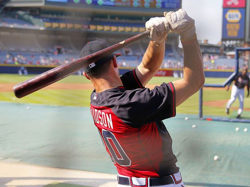 Braxton Davidson fell from No. 6 Braves prospect to No. 11 after a flurry of trades in the past two months. (AJC file photo)