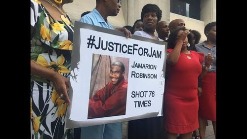 Jamarion Robinson, 26, was shot and killed July 28, 2016, at an apartment complex in East Point. (Credit: Channel 2 Action News)