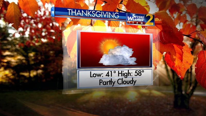 Atlanta is expected to hit a high of 58 degrees Thursday. (Credit: Channel 2 Action News)