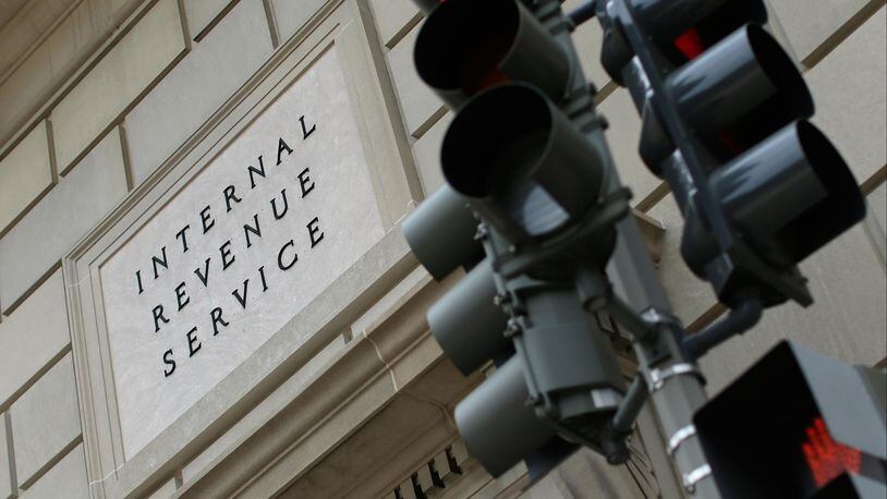 The Internal Revenue Service Building in Washington, DC is pictured here. Treasury Secretary Janet Yellen told Congress that taxpayers are getting better customer service this year because of increased funding for the IRS.