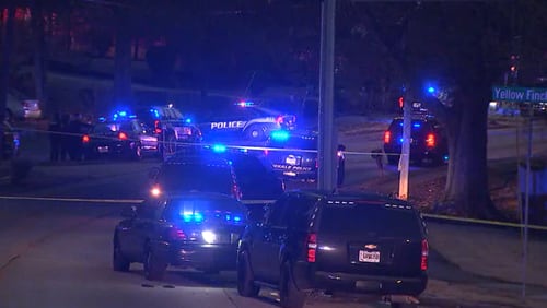 A large police presence could be seen in a DeKalb County neighborhood Friday.