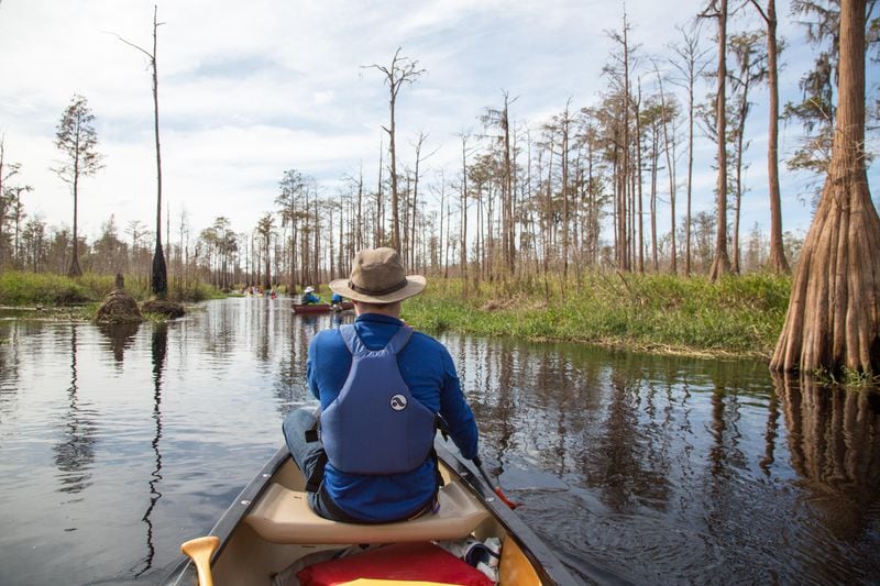 FILE: Paddlers in the Okefenokee. (Photo Courtesy of Georgia Conservancy)
