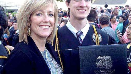 While a senior at Kell High School, Clark Jacobs took college calculus classes and got a 98 in both, his mother said. (Family photo)