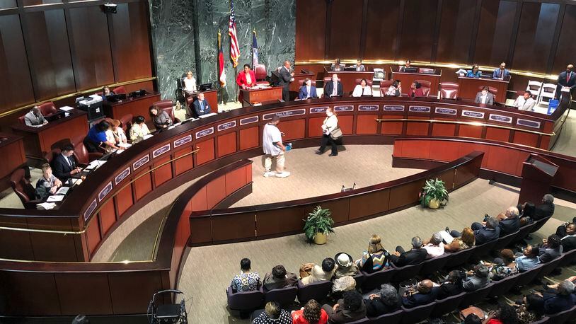 Atlanta City Council in session