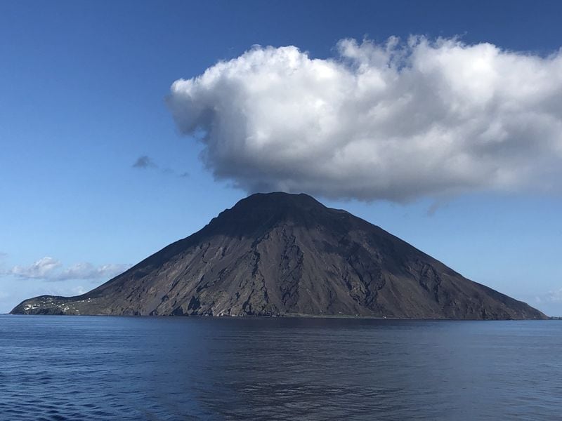 Randy and Sandy Dowling of Pine Mountain submitted this photo of the Island of Stromboli, taken Oct. 18, 2019 from a passing cruise ship just north of Sicily. "This is one of the world’s only constantly active volcanoes erupting every 15-20 minutes for the past millennium," they wrote.