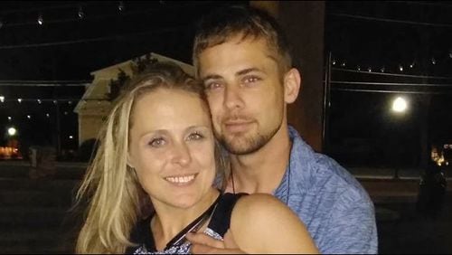 Alisha Stephens and her husband were both shot in a Popeyes parking lot Monday night. She died from her injuries, and he remains at Grady Memorial Hospital.
