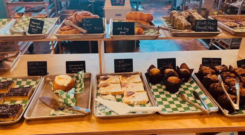 Leftie Lee’s baked goods are self-serve, and the offerings seem to change often. Courtesy of Lisa Hanson