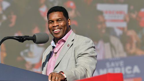 Herschel Walker has declined to answer repeated questions about his finances. (Hyosub Shin/The Atlanta Journal-Constitution)
