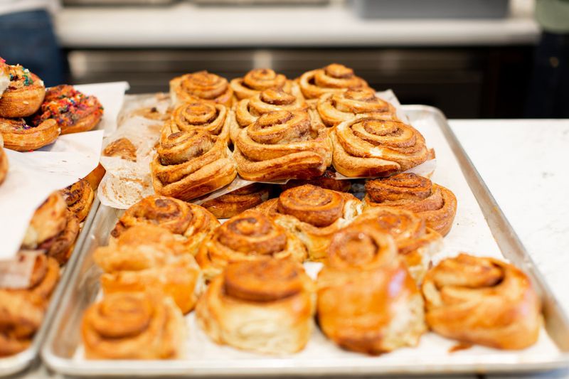 Sarah Dodge became known in Atlanta for her decadent biscuits, but her pastries, like these cinnamon rolls, are just as delicious and addictive. CONTRIBUTED BY SARAH DODGE
