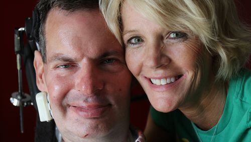 David Jayne doesn’t want anyone to blame his wife, Carey, for being overwhelmed by the grind of caring for him. “She deserves all of the compassion in the world,” he says. AJC FILE PHOTO