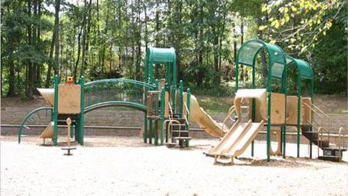 One current playground at Suwanee's George Pierce Park. (Credit: Gwinnett County)