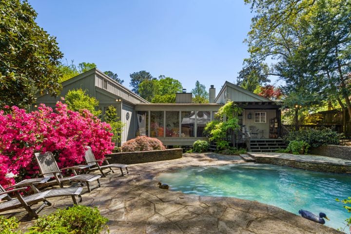 Relax in $1M oasis at ‘The Bridge House’ with zero-edge stone pool