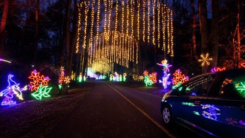 Fantasy in Lights at Callaway Gardens, Nov. 22-Dec. 30, features holiday light and sound shows, shopping, dining and story time with Mrs. Claus.