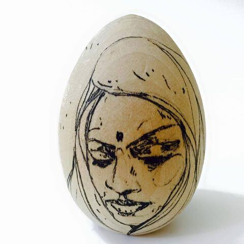 Revel Forces' #bombshellsatl shows off handpainted eggs