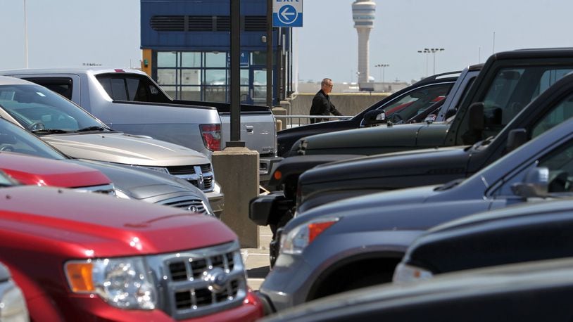 The Atlanta airport’s massive parking operations generate $120 million in annual revenue. JASON GETZ / JGETZ@AJC.COM