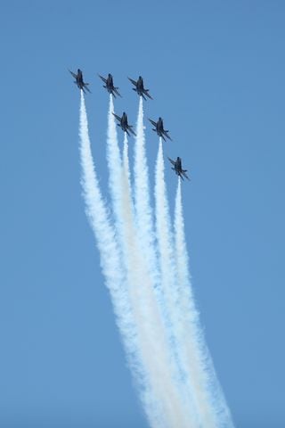 PHOTOS: Blue Angels, Thunderbirds fly over Atlanta