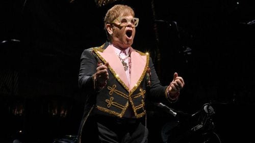 Elton John performs during his 'Farewell Yellow Brick Road' tour at Madison Square Garden on Oct. 18, 2018 in New York City.