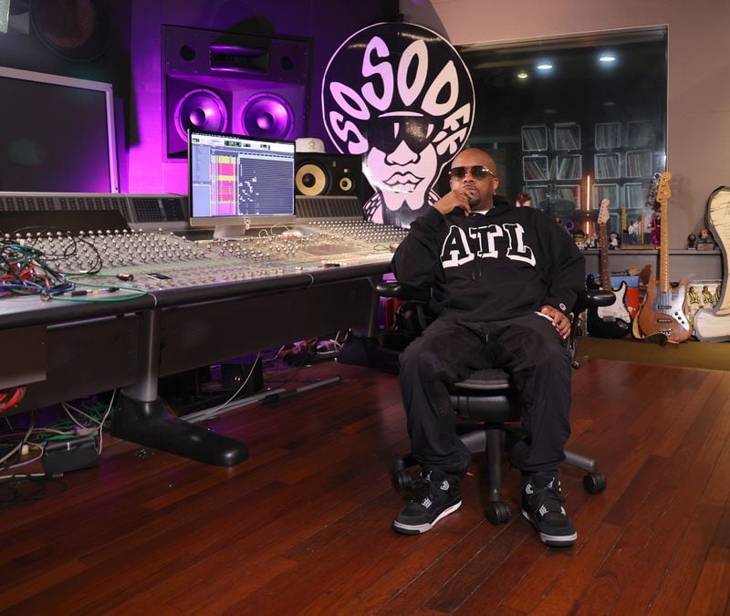 ATLANTA May 22, 2023, In the studio with Atlanta producer and rapper Jermaine Dupri. Duper talks with The Atlanta Journal-Constitution about his headlining at Essence Fest 2023. (Tyson A. Horne / tyson.horne@ajc.com)