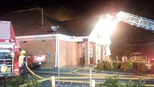 Costa Azul Restaurant sustained damage to its roof  after a late night fire Tuesday.