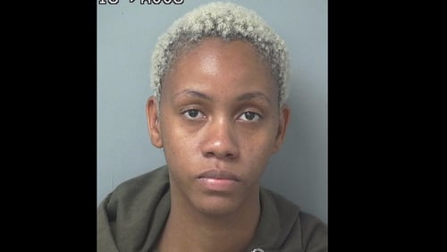 Mirtha Valcin, 29, has been charged with first-degree arson. Gwinnett County fire investigators say Valcin set her own bed on fire in her Norcross apartment.
