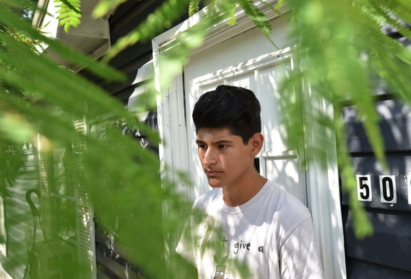 Pedro Ramirez, 15, talks about his community: “I would say it is quiet, safe and peaceful.” HYOSUB SHIN / HSHIN@AJC.COM