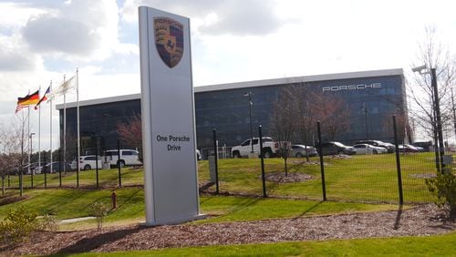 Porsche’s North American headquarters sits beside Hartsfield-Jackson International Airport. Porsche is a luxury car brand that is recognized around the world. CHRIS QUINN/AJC
