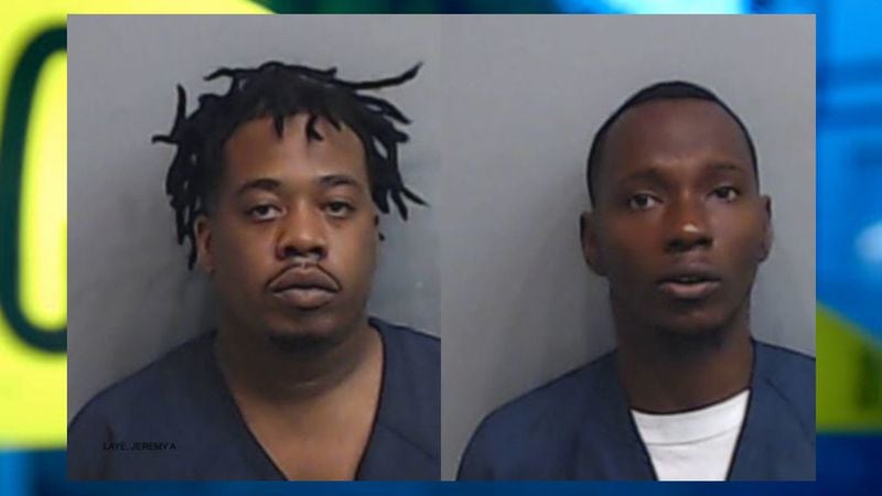 Jeremy Laye, left, and Tony Robinson were also arrested. (Credit: Fulton County Sheriff's Office)