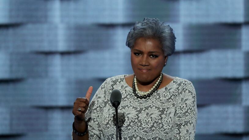 PHILADELPHIA, PA - JULY 26:  Interim chair of the Democratic National Committee, Donna Brazile delivers remarks on the second day of the Democratic National Convention at the Wells Fargo Center, July 26, 2016 in Philadelphia, Pennsylvania.  (Photo by Alex Wong/Getty Images)