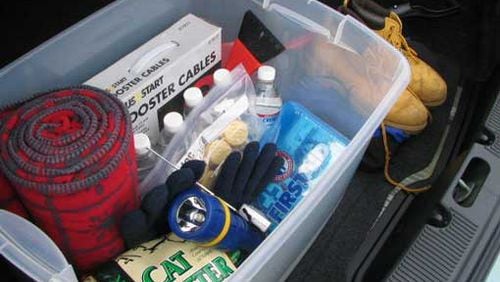 Similar to items recommended by Mark Arum, the state of Wisconsin urges motorists to have an emergency kit in their vehicles during winter months. Photo courtesy of Wisconsin Emergency Management