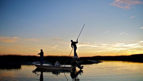 The fishing paradise around Georgetown, S.C., offers a range of options from quiet creeks to deep-sea charters. credit: Hammocks Coast S.C.