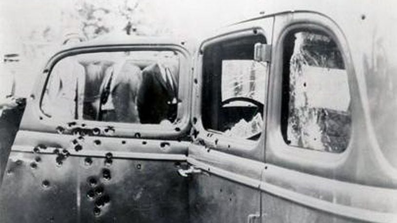 bonnie and clyde death scene video