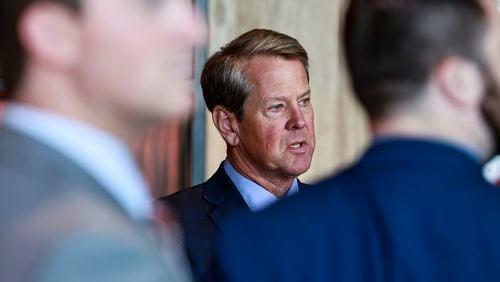 Gov. Brian Kemp is expected to announce Wednesday that he will suspend the state's gas tax of 29.1 cents per gallon through mid-September. (Natrice Miller/natrice.miller@ajc.com)