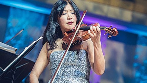 Online live and in person, internationally acclaimed violinist and KSU professor Helen Kim will play solo violin in "Amazing Grace" during the "September 11: 20th Year Memorial Concert" at 8 p.m. Sept. 11. (Courtesy of Kennesaw State University)