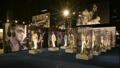 Elvis Presley’s Memphis is a new museum, shopping and dining complex that opened across from Graceland. One reason to visit is a chance to see glitzy jumpsuits worn by the superstar. CONTRIBUTED BY GRACELAND