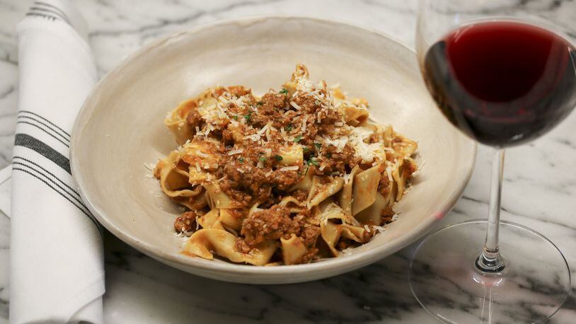 Bellina Allimentari’s Ragu is served with papparedelle the restaurant makes in house. Andrew Thomas Lee