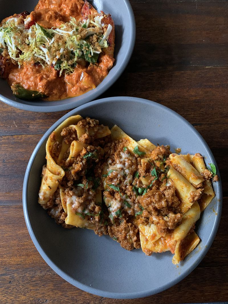 Richly coated hand cut pastas from Bocca Lupo make it to your dining room with almost the same feeling as the Italian southern comfort the restaurant provides.
Angela Hansberger for The Atlanta Journal-Constitution