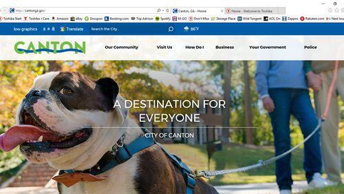 Canton’s new home page, with the city’s new logo at upper left, are the work of id8, an advertising agency that spent four months listening to residents, visitors, business owners and city officials before beginning the redesign, city officials say.