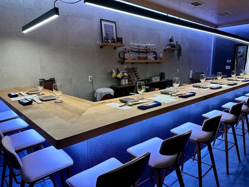 Chef Jonathan Yun tries to cultivate a casual vibe at his eponymous omakase restaurant. Courtesy of Alin Wu