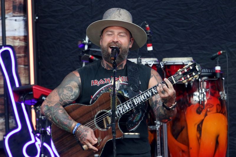 The Zac Brown Band entertained a large Truist Park crowd on Friday, June 17, 2022, on their Out in the Middle tour. (Photo: Robb Cohen for The Atlanta Journal-Constitution)