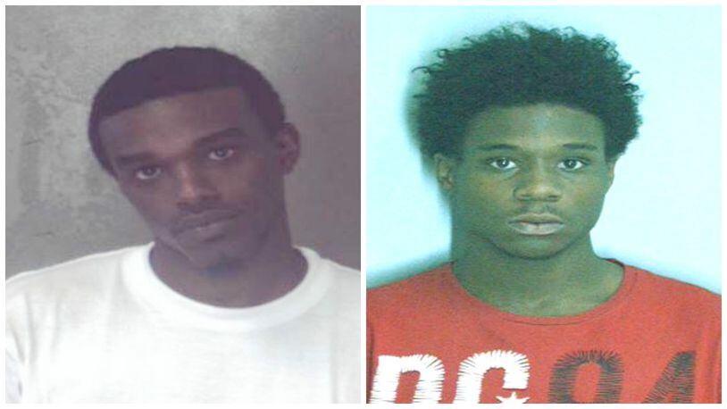 Jaylan Wallace, 23, and Xavious Vaughn, 17. (Photos courtesy of DeKalb County jail)